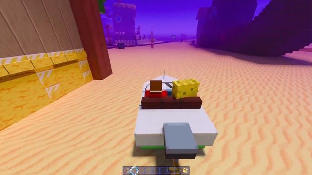 I Won a Boat Race for SpongeBob | Minecraft SpongeBob DLC смотреть онлайн
