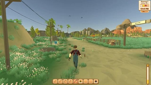 Das erste mal Angeln - Let´s Play Harvest Days: My Dream Farm (early access) смотреть онлайн