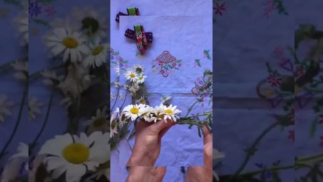 Готовимся к лету ??(учимся сплести венок)#рекомендации смотреть онлайн