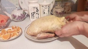 УТКА С МАНДАРИНАМИ /КАК ПРИГОТОВИТЬ УТКУ В ДУХОВКЕ /