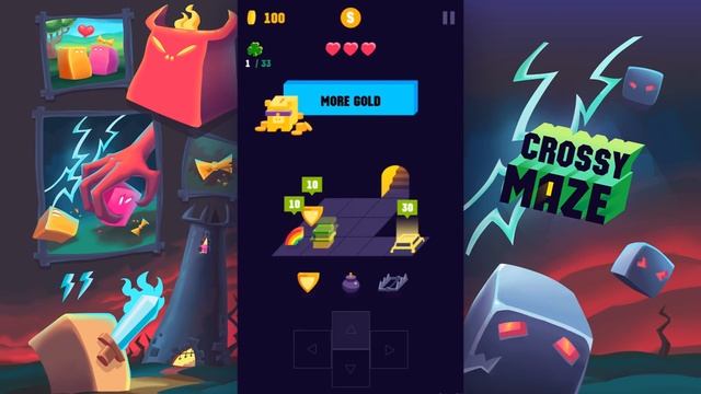 CROSSY MAZE Android смотреть онлайн