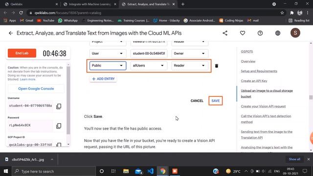 Extract, Analyze, and Translate Text from Images with the Cloud ML APIs | Qwiklabs GSP075 | @Google смотреть онлайн