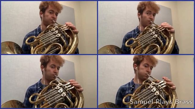 J.S. Bach - Wo soll ich fliehen hin | Horn Quartet Multitrack смотреть онлайн