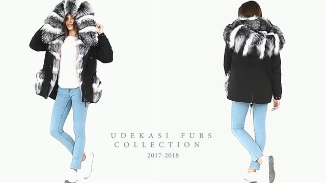 Парка с натуральным мехом чернобурки 5361-06 смотреть онлайн