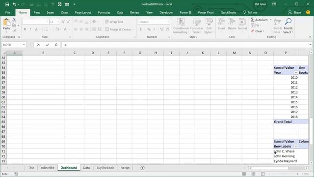 Excel - How To Do A Sparkline (Tiny Charts) In Excel - Episode 2010 смотреть онлайн