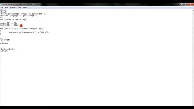 HTML 14th tutorial JavaScript Arrays смотреть онлайн