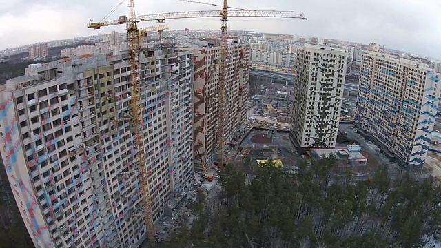 ЖК "Белые Росы" в Котельниках. Март 2016 смотреть онлайн