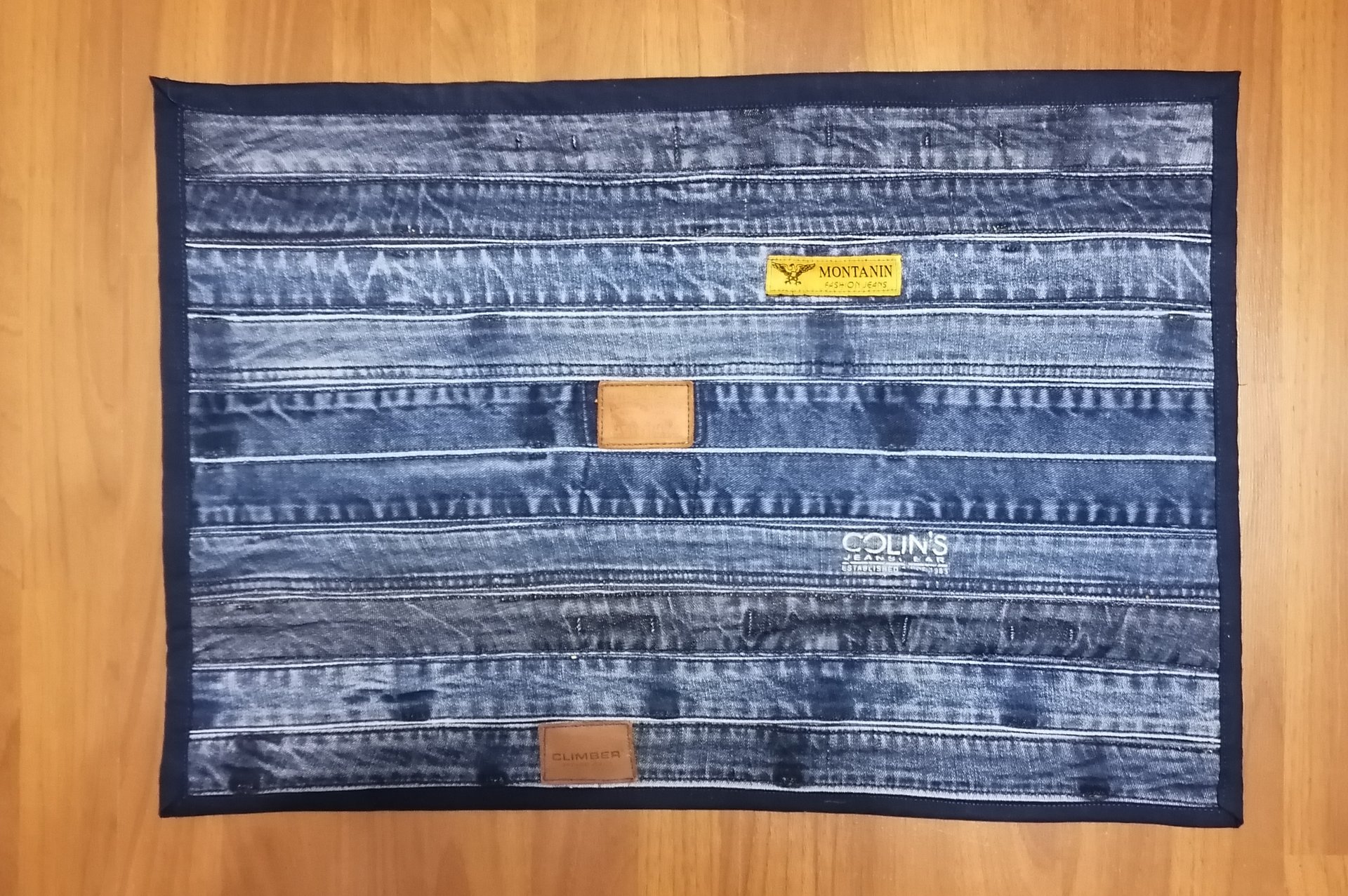 Коврик из старых джинсов. смотреть онлайн