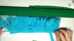 Cамые простые #цветы из гофрированной (креповой) бумаги