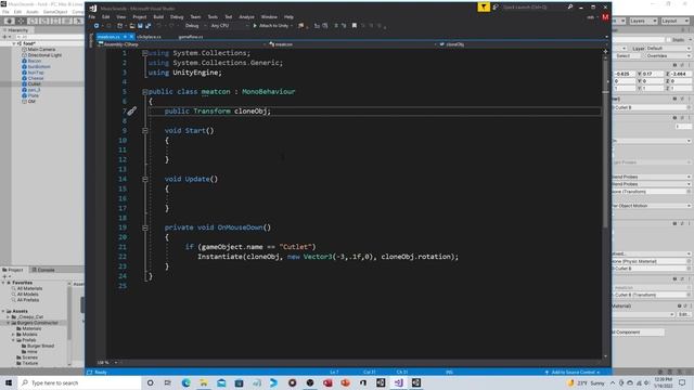 Unity Tutorial - Food Prep Game - 01 смотреть онлайн