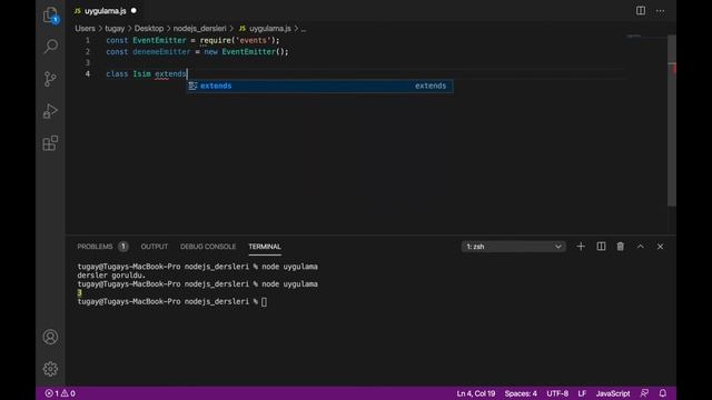 Node.js Dersleri -3- Events Module ve EventEmitter Class nedir? смотреть онлайн