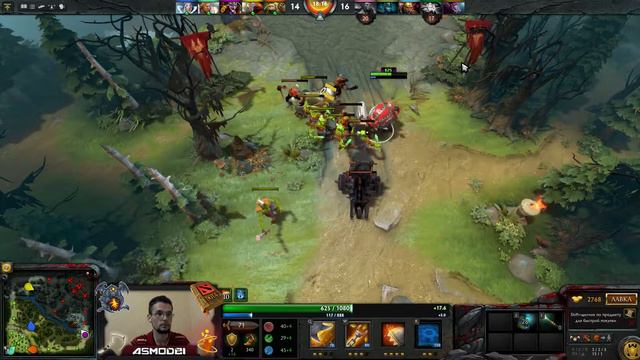 DOTA 2. Timbersaw. #45. MMR. Командная игра. смотреть онлайн