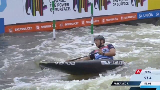 Ryan Westley Great Britain Semi-Final / 2023 ICF Canoe-Kayak Slalom World Cup Prague Czech Republic смотреть онлайн