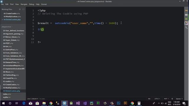 PHP Tutorial in Urdu | Hindi | Delete a Cookie using PHP | Cookie Delete Operation in PHP смотреть онлайн