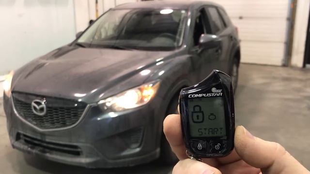 2013 Mazda CX5 with Compustar 901 2way LCD Remote Starter смотреть онлайн
