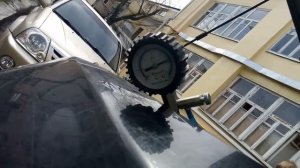 Замер давления топлива в рампе паджеро 4