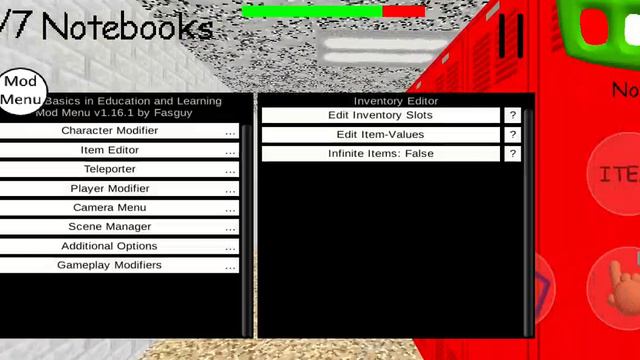 Playing baldis basics mod menu смотреть онлайн