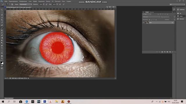 КАК ИЗМЕНИТЬ ЦВЕТ ГЛАЗ В PHOTOSHOP???|БЫСТРО И ЛЕГКО!!! смотреть онлайн
