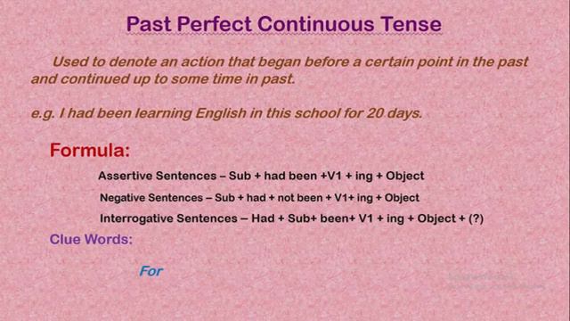 Tense in Tamil/PartIV(present perfect continuous,past perfect continuous,future perfect continuous) смотреть онлайн