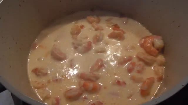 КРЕВЕТКИ В СЛИВОЧНОМ СОУСЕ!!! ВКУСНОТИЩЕЕЕ!!!HD смотреть онлайн