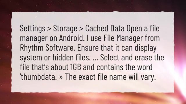 Can I delete THUMBDATA4 file? смотреть онлайн