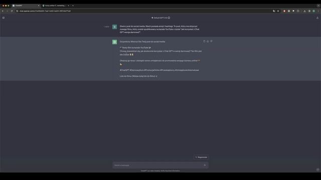 Chat GPT ? Wykorzystaj Go W Biznesie, Marketingu I Życiu Prywatnym ? Poradnik + Kurs Online O AI ? смотреть онлайн