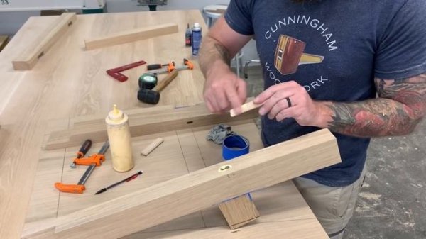 Modern Dining Table Build | Easy Mid-Century Table