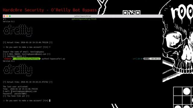 Hardc0re Security - O’Reilly Safari Bot PoC смотреть онлайн