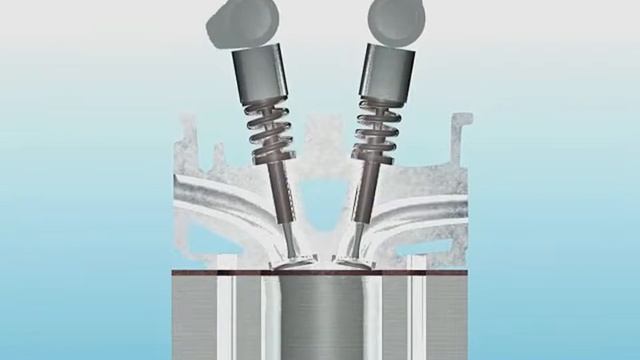 Engine camshaft animation 500 7000 rpm at the end смотреть онлайн