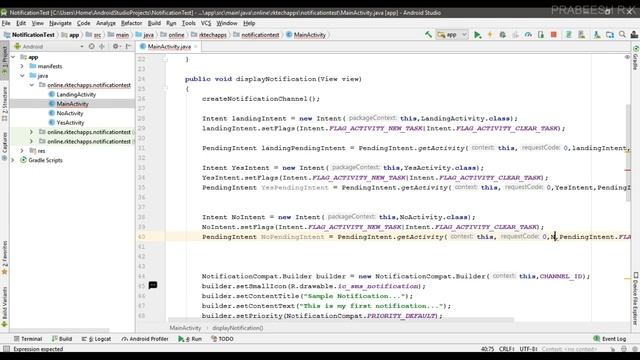 Android tutorial (2018) - 47- Add action buttons to a Notification смотреть онлайн
