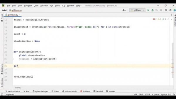 How to Play a Gif File in Python Tkinter