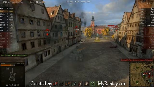 WOT: Siegfried Line - PzKpfw VI Tiger - 5 frags - Sniper смотреть онлайн