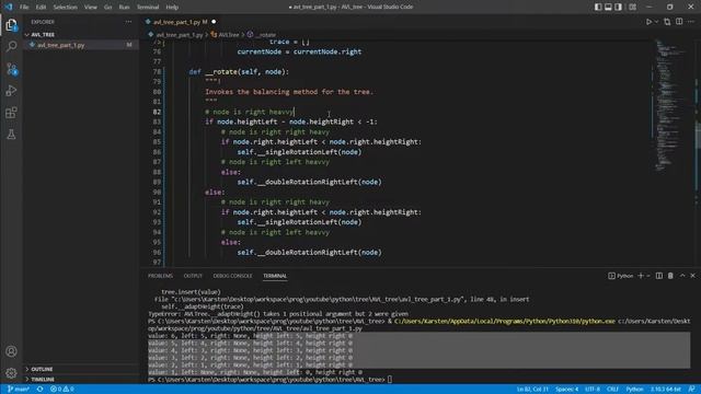 AVL Tree in Python Part 2/2 | Theory | Implementation | Data Structures and Algorithms смотреть онлайн