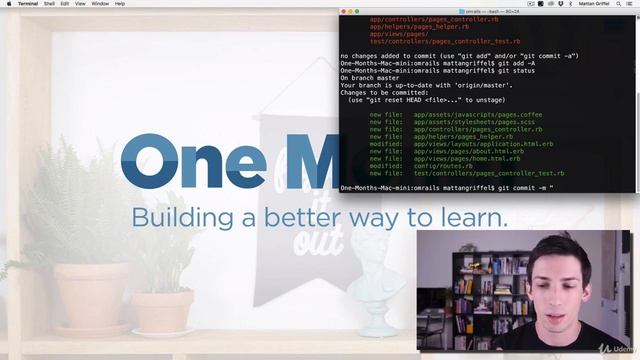 Build Web Apps With One Month Rails (15 Saving Changes to Git and Github) смотреть онлайн