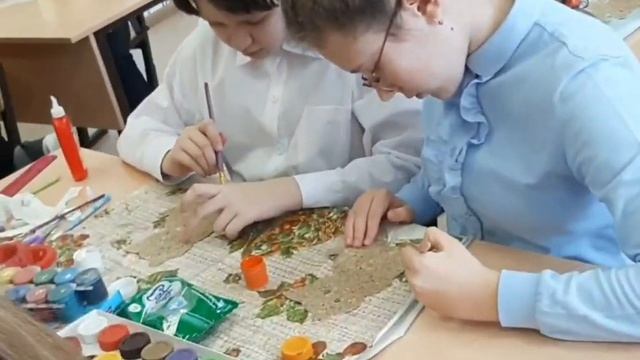 "Аппликация из опилок" смотреть онлайн