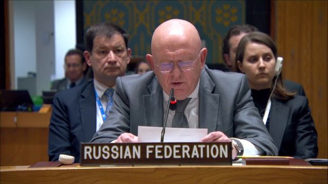 EoV By Amb.Nebenzia After UNSC Vote On A Draft Resolution (put Forward By Malta) On The Middle East