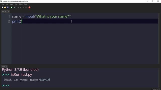 Python Input Function : Python Tutorial. смотреть онлайн