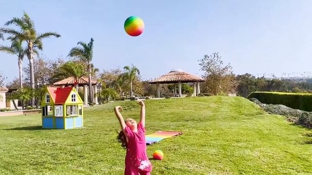 Настя и ее Странный день с Активными Играми на детской площадке | Мия Настя и Артем смотреть онлайн