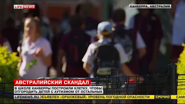 В Австралии учителя в школе посадили детей с отклонениями в клетку 03.04.15 смотреть онлайн