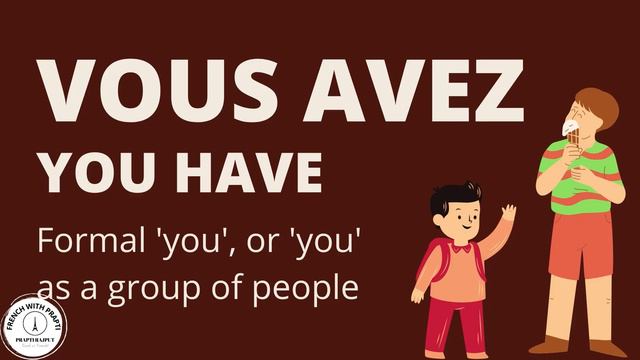 Avoir (to have) — Present Tense (French verbs Series: Episode-2) | French With Prapti смотреть онлайн