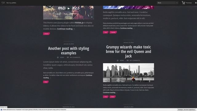 Meek WordPress Theme смотреть онлайн