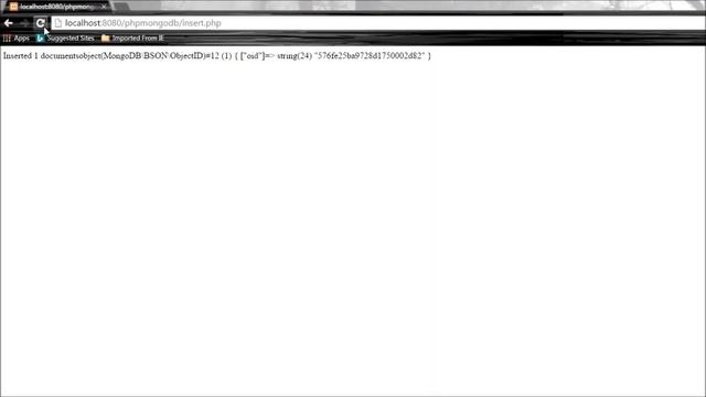 MongoDB PHP Tutorial - 3 - Insert Documents смотреть онлайн