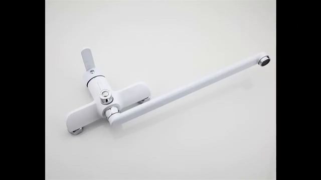 Белый смеситель для ванны Frap Bath Shower Faucet 35cm (F2241) | #Обзор