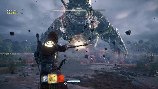 Assassin's Creed Origins - SOBEK Boss Fight (Trial of the Gods) смотреть онлайн