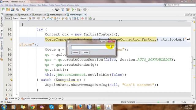 JMS Point to Point Chat Application in Netbeans смотреть онлайн