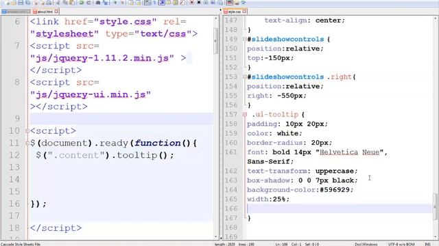 jQuery Tooltip Widget смотреть онлайн