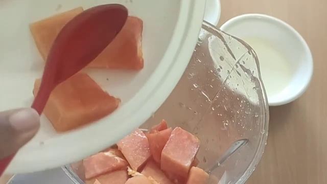 How To Make Easy And Simple Papaya Drink | Papaya Milk Shake | Papaya Drink Recipe |