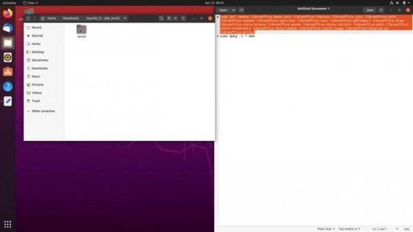 How to install OpenOffice on Ubuntu 20.04