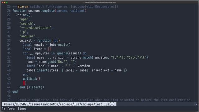 Let's create a Neovim Lua plugin: cmp-npm смотреть онлайн
