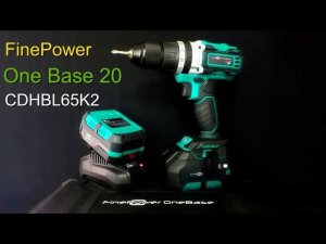 Распаковка шуруповерта FinePower CDHBL65K2 OneBase20